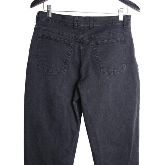 Vintage Penman's High Rise Black Denim Jeans Missy Size 12 - Picture 6 of 6